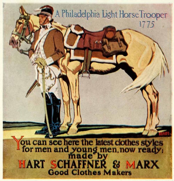 A Philadelphia Light Horse Trooper, 1775 Print